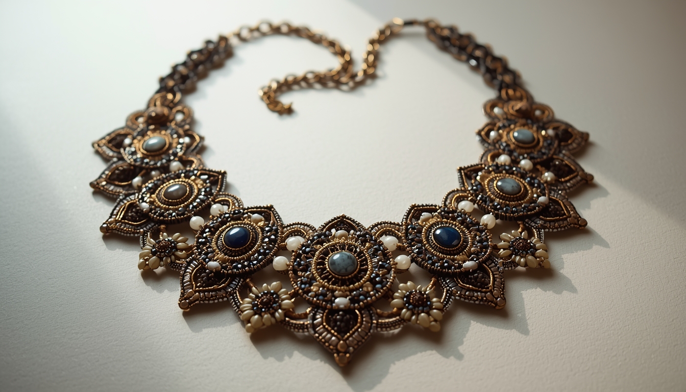Zipharonquebl handgjort halsband